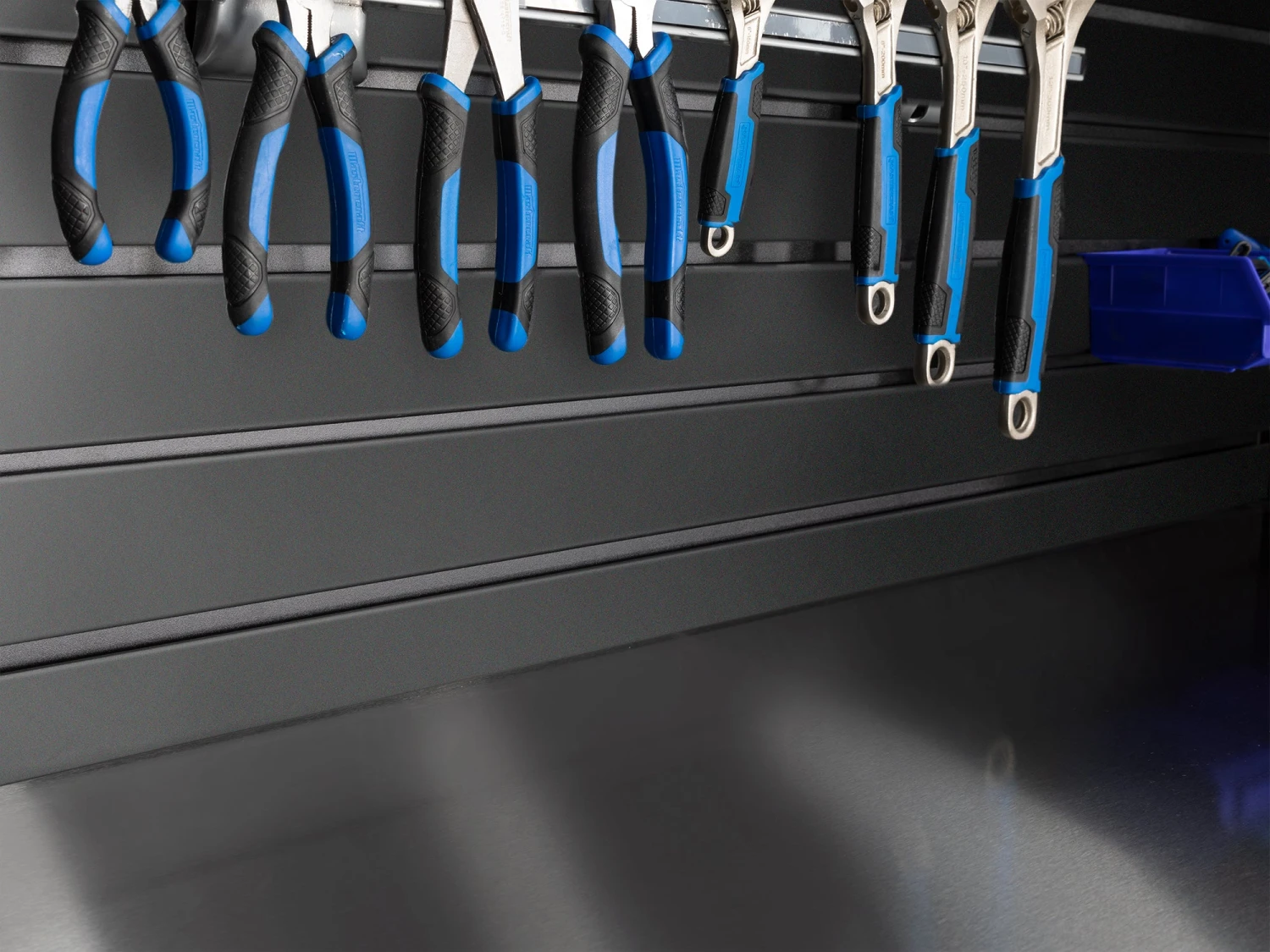 NewAge Products 2 X Bold Series 48 In. Slatwall Backsplash Wall Organization 13 NewAge Products 2 X Bold Series 48 In. Slatwall Backsplash Wall Organization