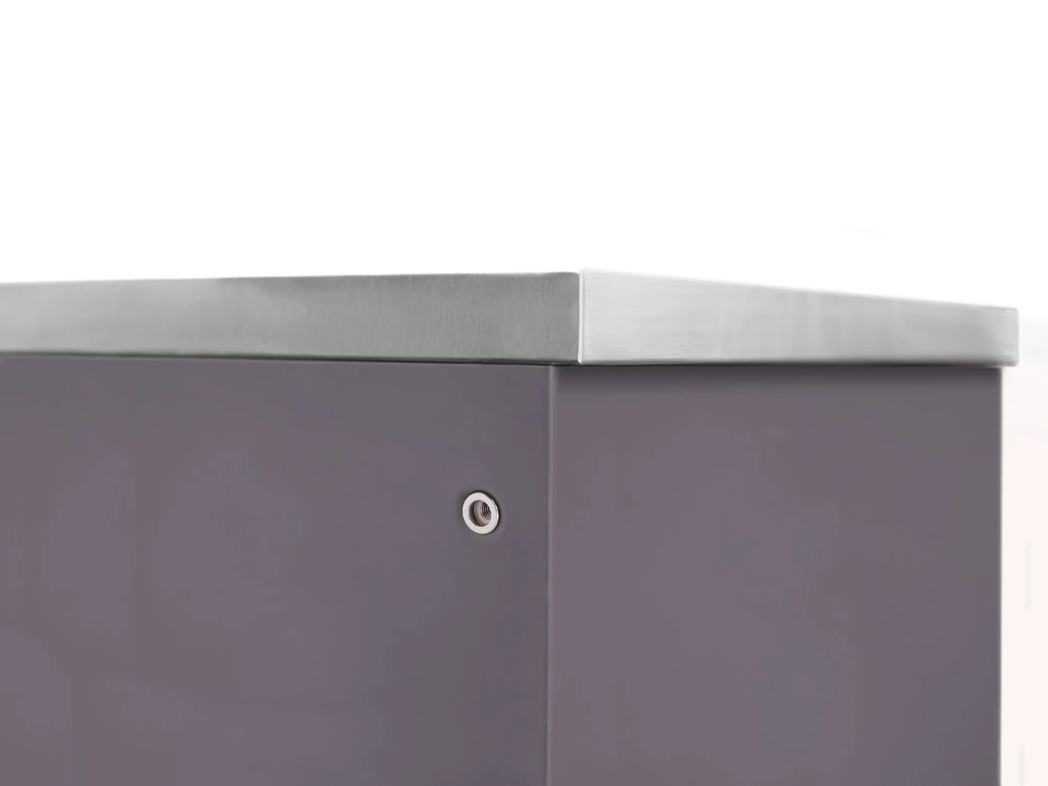 NewAge Products Outdoor Kitchen Aluminum 45 Degree Corner Cabinet - Slate Gray 5 NewAge Products Outdoor Kitchen Aluminum 45 Degree Corner Cabinet - Slate Gray