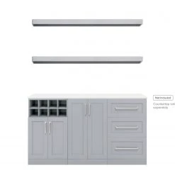 NewAge Products Home Bar 5 Piece Cabinet Set