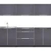 NewAge Products Outdoor Kitchen Aluminum 6 Piece Cabinet Set